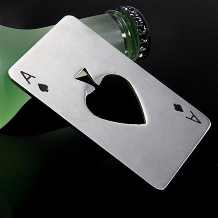 Bottle Opener - Demeuble - Poker Spade ACE - Stainless Steel - Elegant - Compact