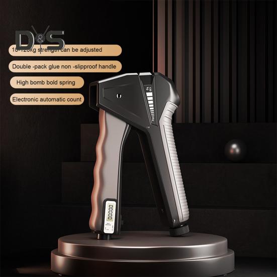 Grip Strength Trainer with Counter 10-120KG Adjustable Men Women Forearm Exerciser Hand Grip Power Strengthener Developer Fitness Equipment