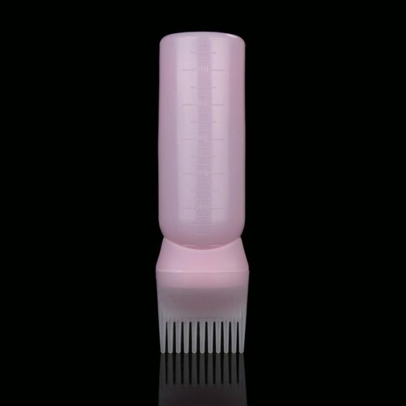 Root Comb Applicator Bottle 120ml Hair Dye Applicator Brush Applicator Bottle For Hair Root Comb Color Applicator Bottle With Graduated Scale
