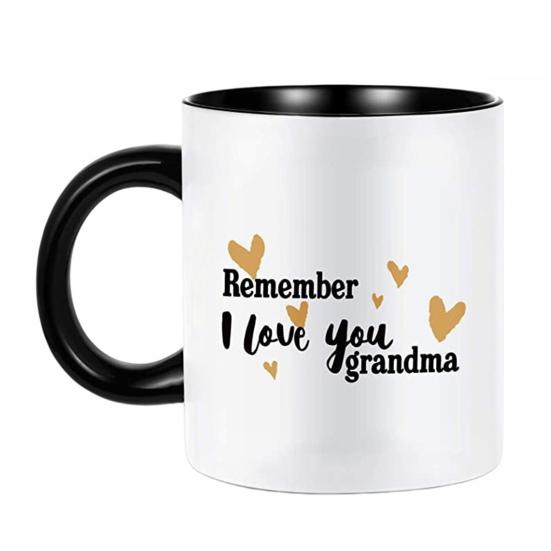 Large Capacity Coffee Cup Graduation Theme Water Cup with Ergonomic Handle Comfortable to