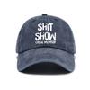 Trendy Versatile Hip Hop Letter Printing Washed Old Soft Top Sunshade Baseball Cap Unisex Baseball Cap