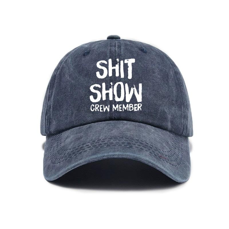 Trendy Versatile Hip Hop Letter Printing Washed Old Soft Top Sunshade Baseball Cap Unisex Baseball Cap