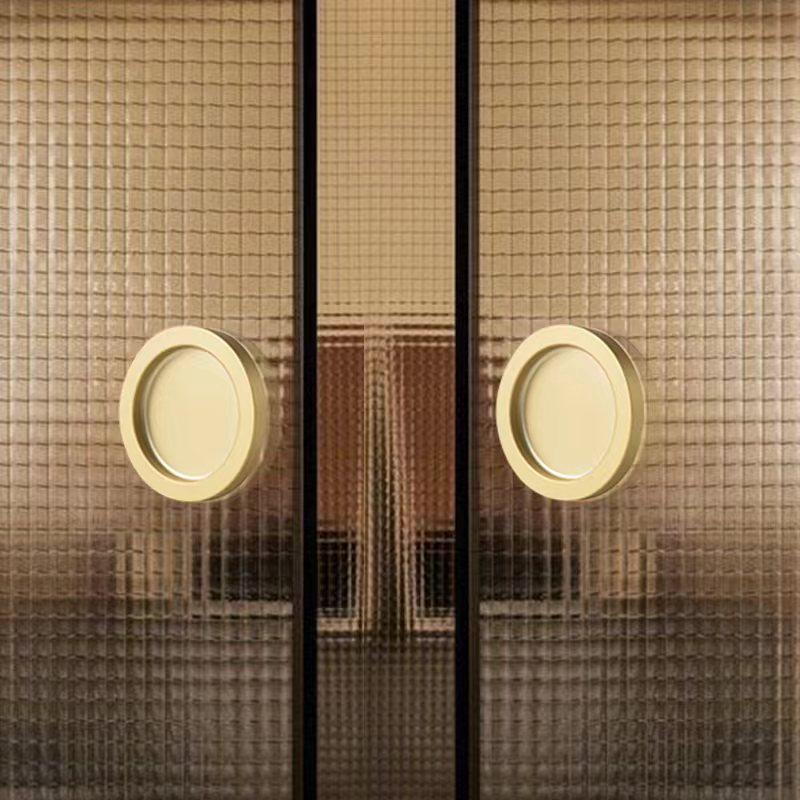 Manija Autoadhesiva Minimalista de Aleación de Aluminio para Puerta Corredera