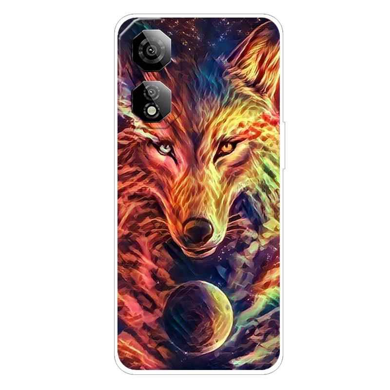 Für ZTE nubia Neo 2 Klare Hülle Z2352N Cartoon Cooles Silikon Handyhülle Für Nubia Neo 5G 8150N Transparenter Weicher TPU Schutz