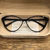 Retro Transparent Computer Glasses Frame Women Men Anti Blue Light Oval Glasses Blackout Glasses Optical Glasses Lenses