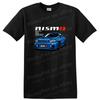 Blue Skyline GTR Nismo Car Graphic T Shirt Cool Racer Tee for Car Enthusiasts