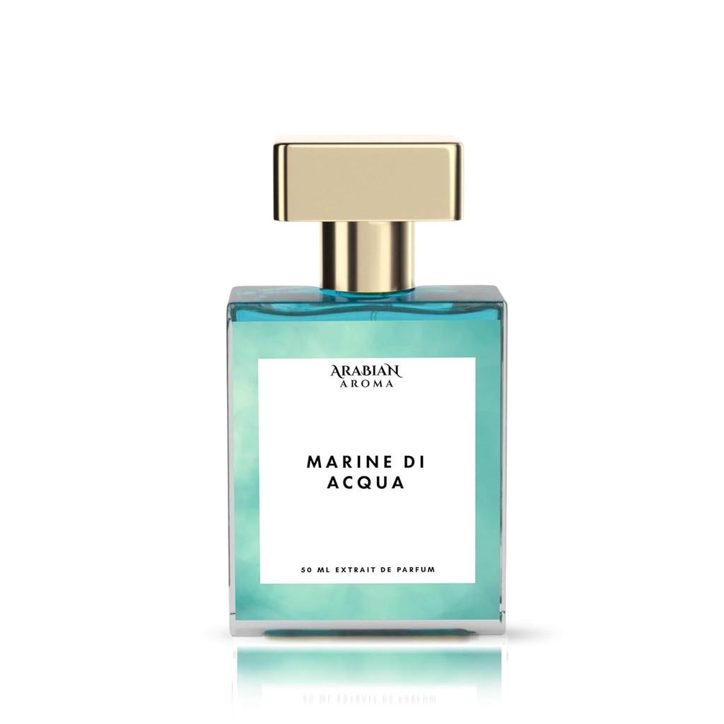 Arabian Aroma Marine Di AcquaAcqua Di Gio Perfume | Fresh Bergamot, Lemon, Peach & Jasmine | White Musk & Amber Long-Lasting Extrait De Parfum