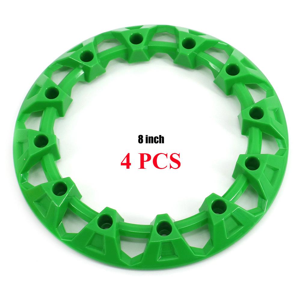 8-10 Inch Off-Road ATV/Beach Buggy Wheel Trim Cover - Colorful Decorative Tire Cap