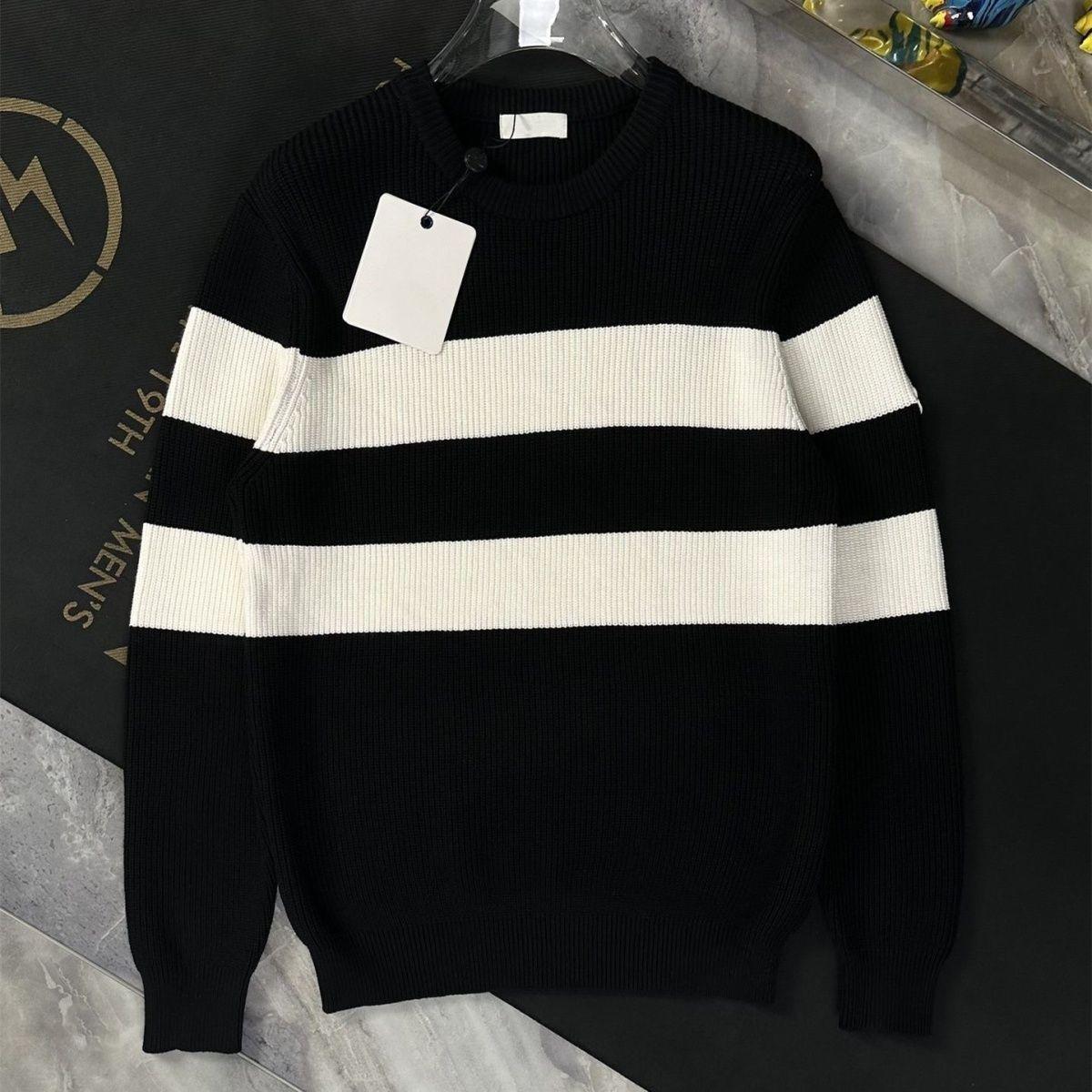 Men s Trendy 2025 Striped Hoodie - Plus Size, Velvet-Lined, Long Sleeve, Casual Autumn/Winter Wear XL 65-73 kg