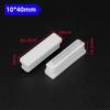 10Pcs High Quality Plastic Furniture Rectangular Pipe Plug White Foot Pad Square Tube Cap Cushion Non-Slip Table Leg Tube Plugs