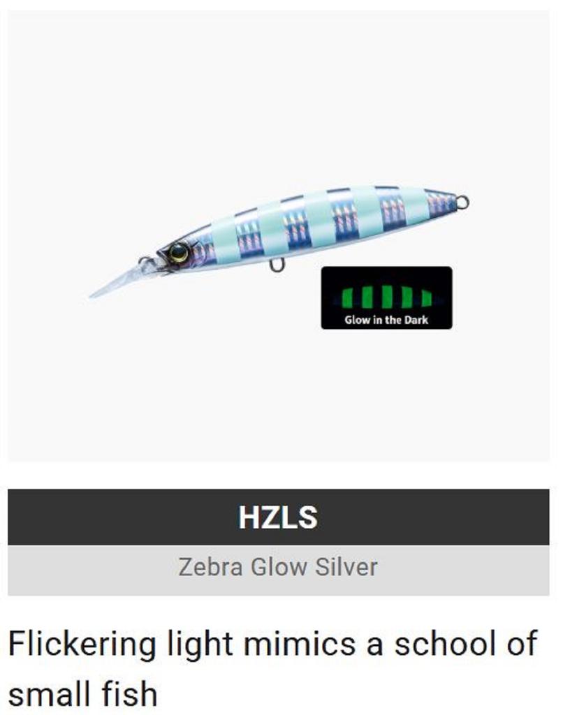 Yo Zuri Duel Hardcore Bullet Fast 100 mm Sinking Lure F1242-HZLS (2842)