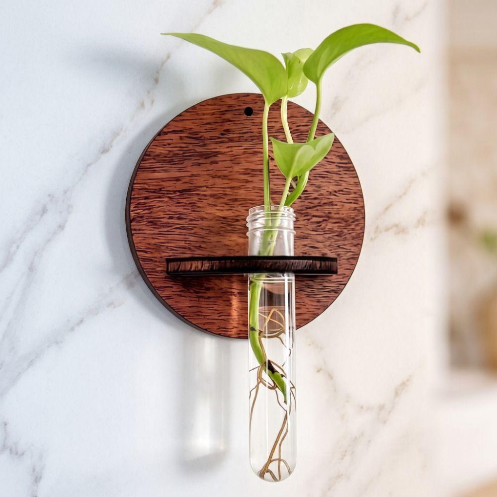 Home Ornaments Wall Mounted Planter Vase Flower Pot Wall Decoration Living Room