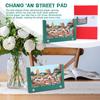 Chang 'an Street Pad, Paper Engraved Ancient Style Cute Pad 3D Memo Stickers Office For Best Fr Z9W6