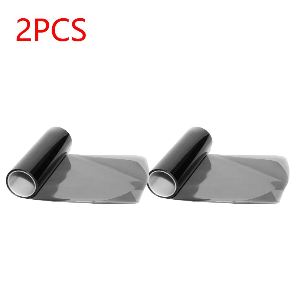 1-10Pcs Car Light Film Car Headlight Fog Light Taillight Smoke Black Vinyl Tint Film Self-Adhesive Auto Vinyl Sticker Car Decor