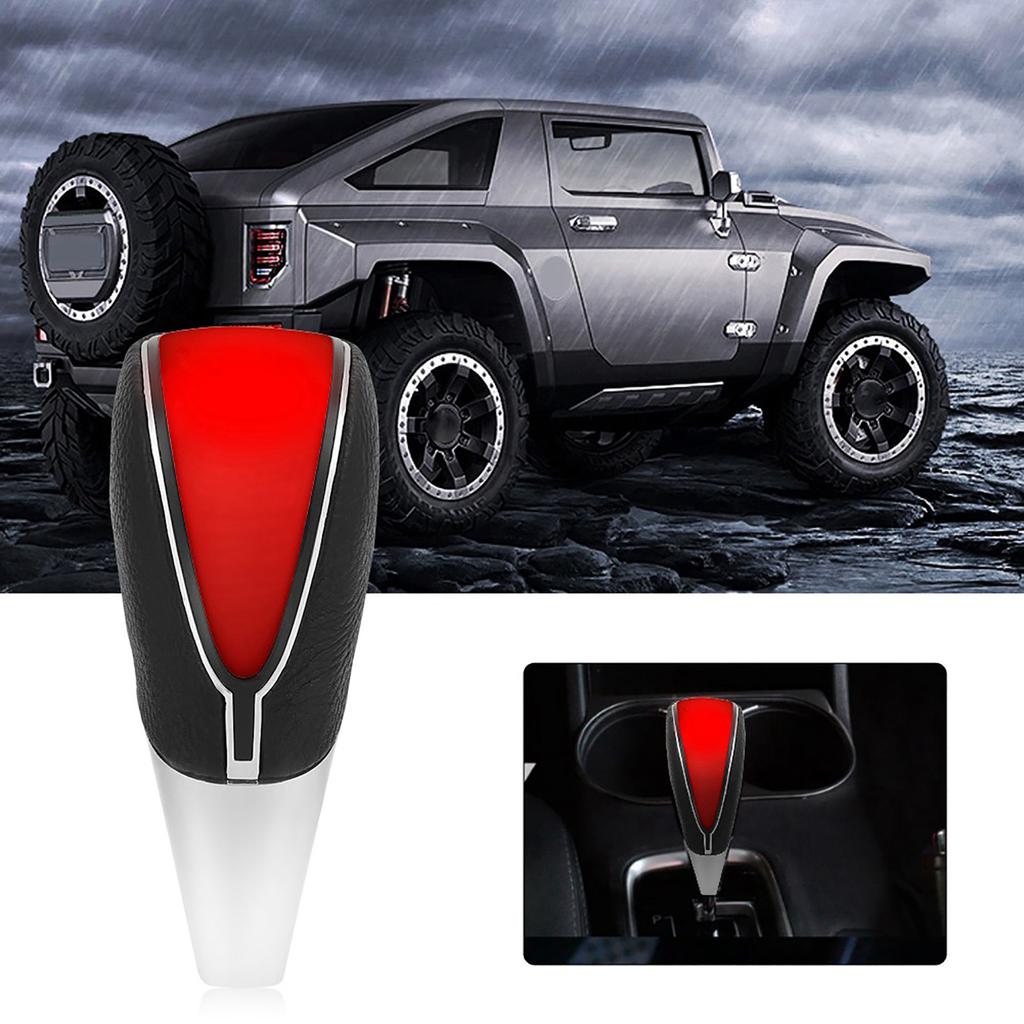Car Shift Gear Knob Touch Motion Activated Red LED Light Shift Lever Knob Shifter Universal