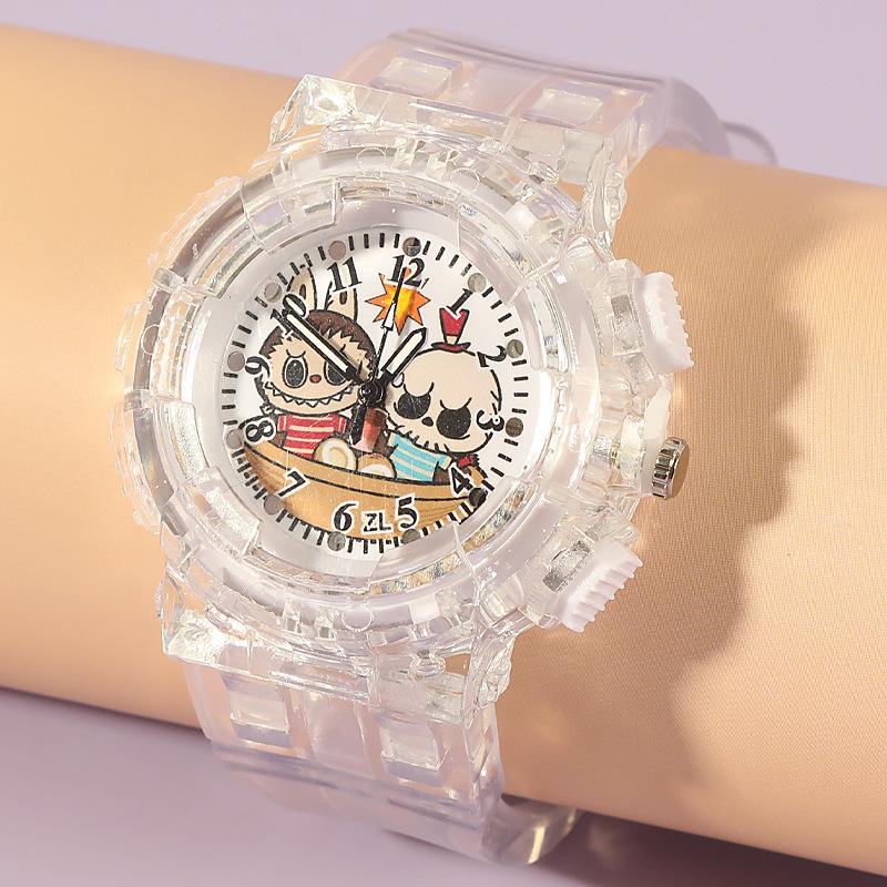 Children's Watch Cartoon Luminous Electronic Watch Cute Girl Watch Elementary School Student Digital Hand Quartz Watch