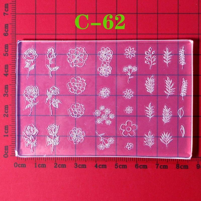 Silicone Nail Art Handicrafts Moulds DIY Nail Tools Accessories Nail Carving Molds Silicone Material for Nail Decoration