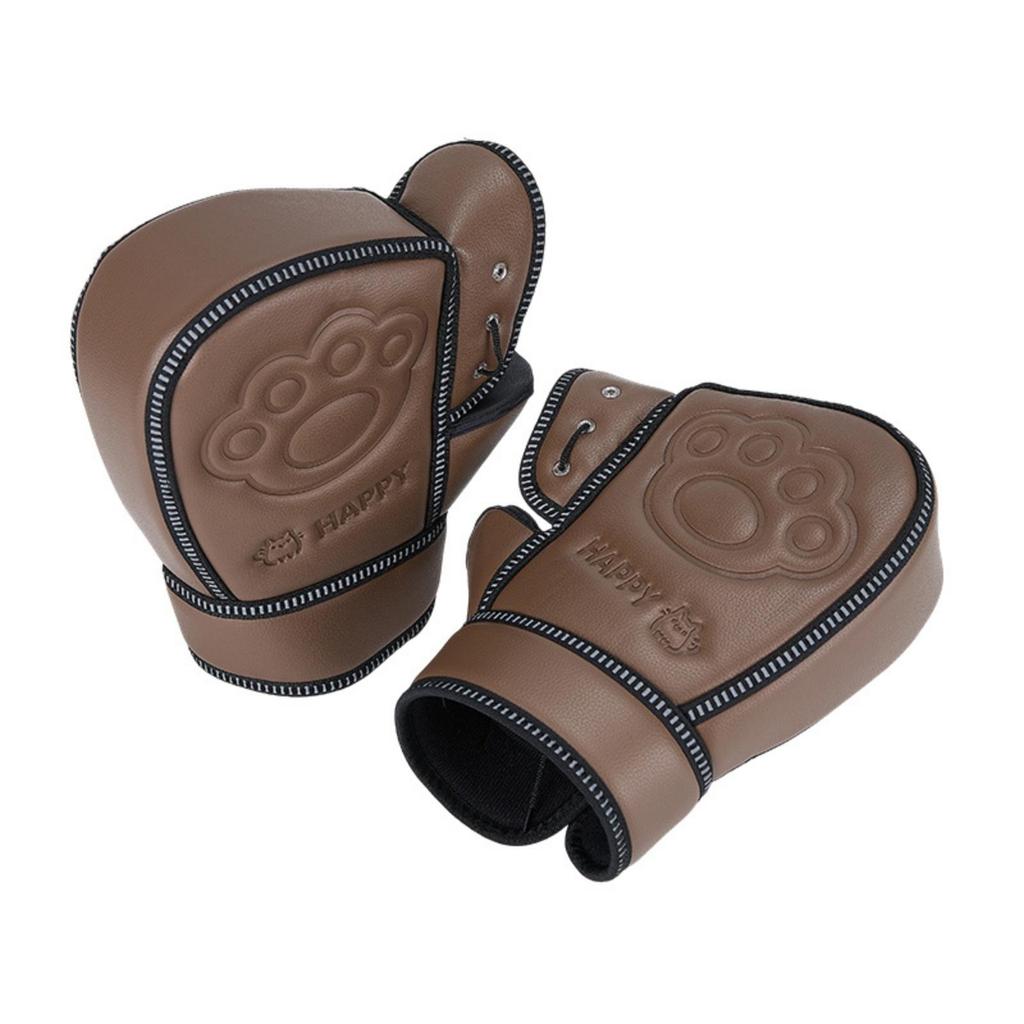 Waterproof Motorcycle Handlebar Mitts | Widened Elongated Cuff,