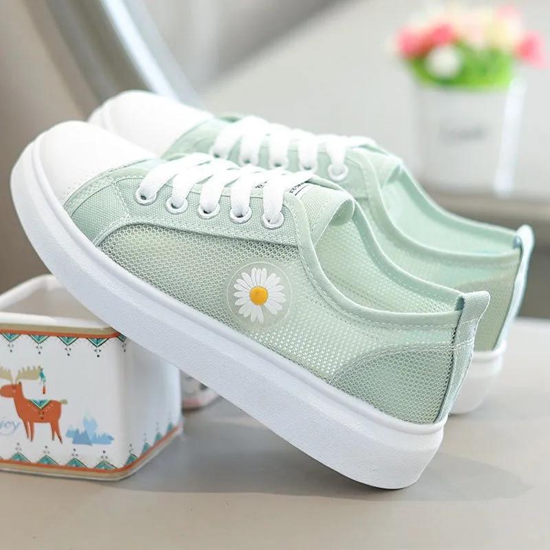 

Мода 2025 Весна Новые Женские Сетчатые Модные Удобные и Повседневные С Полой Мягкой Подошвой Сетчатые Дышащие Противоскользящие Спортивные Туфли 31 чёрный