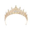 Queen Crown Rhinestone Birthday Headband - Alloy Bride Party Tiara Hair Accessory