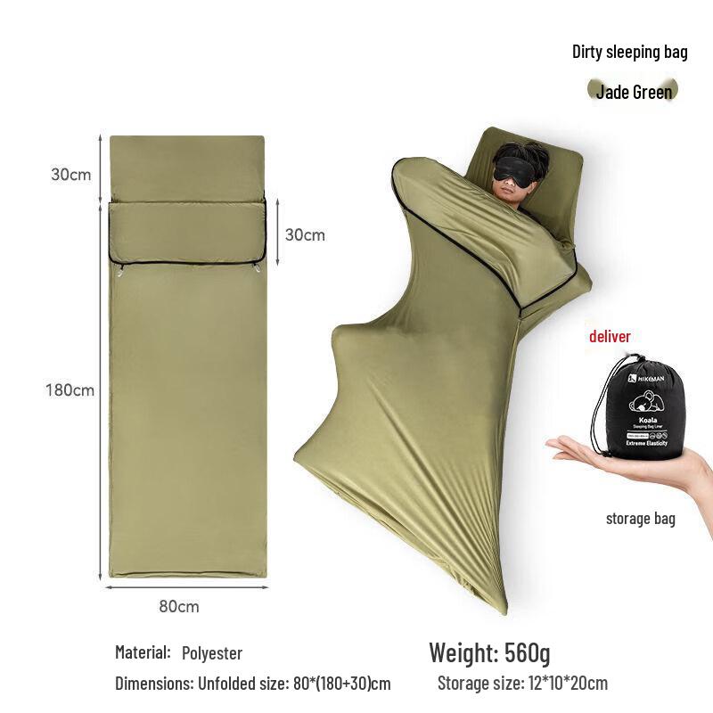 QINXING Portable Travel Sleeping Bag Liner