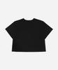 Solteuaenchokollis Sac Logo Oversized Crop T-Shirt Black 4W2311002
