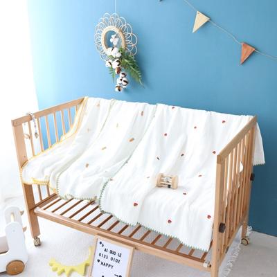 Baby Bath Towel 120x150cm Cover Blanket 4 Layers of Pure Cotton Crepe Gauze Summer Cooling Quilt for Newborn Babies