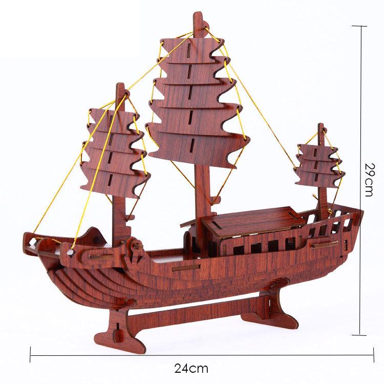 

Лесной бриз Сделай сам модель парусника: Изысканная развивающая игрушка для Праздника Драконьих лодок