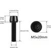 Set med 10 M5 x 20 P0.8 Titanbultar, 0,2 tum (5 mm), 0,8