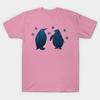 T Shirt Women Penguins Harajuku Print Kawaii Tshirt Summer Short Sleeve Female T-Shirt Top Tee