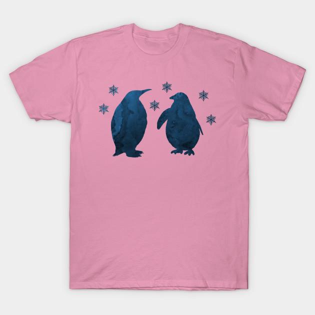 T Shirt Women Penguins Harajuku Print Kawaii Tshirt Summer Short Sleeve Female T-Shirt Top Tee