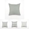 Pillowcase Only Case Only Cozy Plaid Checkered Throw Pillow Cover Modern Minimalist Polyester Cotton Cushion
