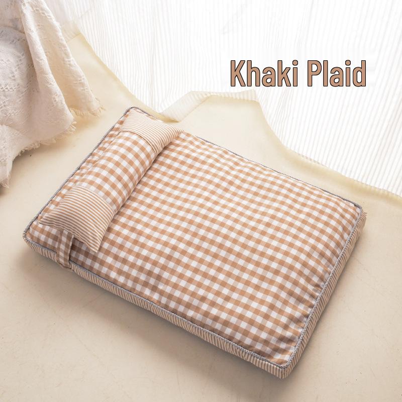 Removable and Washable Pet Bed for All Seasons - Dog and Cat Cushion Mat