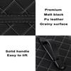 Car Storage Box Large Capacity Car Trunk Organiser Bag Auto Tools Stowing Tidying Leather Folding For Emergency Storage Box