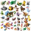 Insect World Animals Scorpion Mantis Ants Spider Birds Marine Animal Building Blocks Toys Desktop Ornaments Bricks Kids Gift