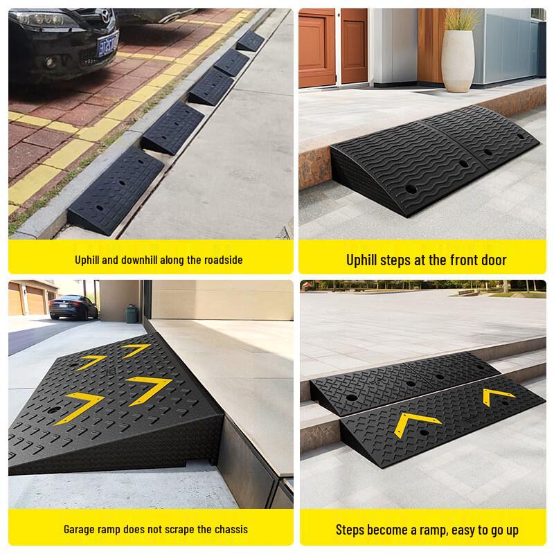 Heavy-Duty Rubber Accessibility Ramp