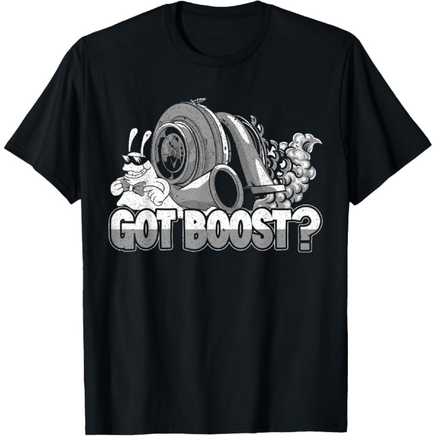 Получил Буст Турбо Улитка Мотоспорт Автомобильные Гонки Автомобиль Футболка S