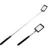 Compact Portable Telescopic Inspection Mirror with LED Lights 34 Inch Reach for Mechanics Garage Shop and Inspectors