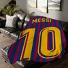 Football Player M-MessiS Blanket For Sofa Office Bed Plane Travel Sleep Read Relax Camping Soft And Warm