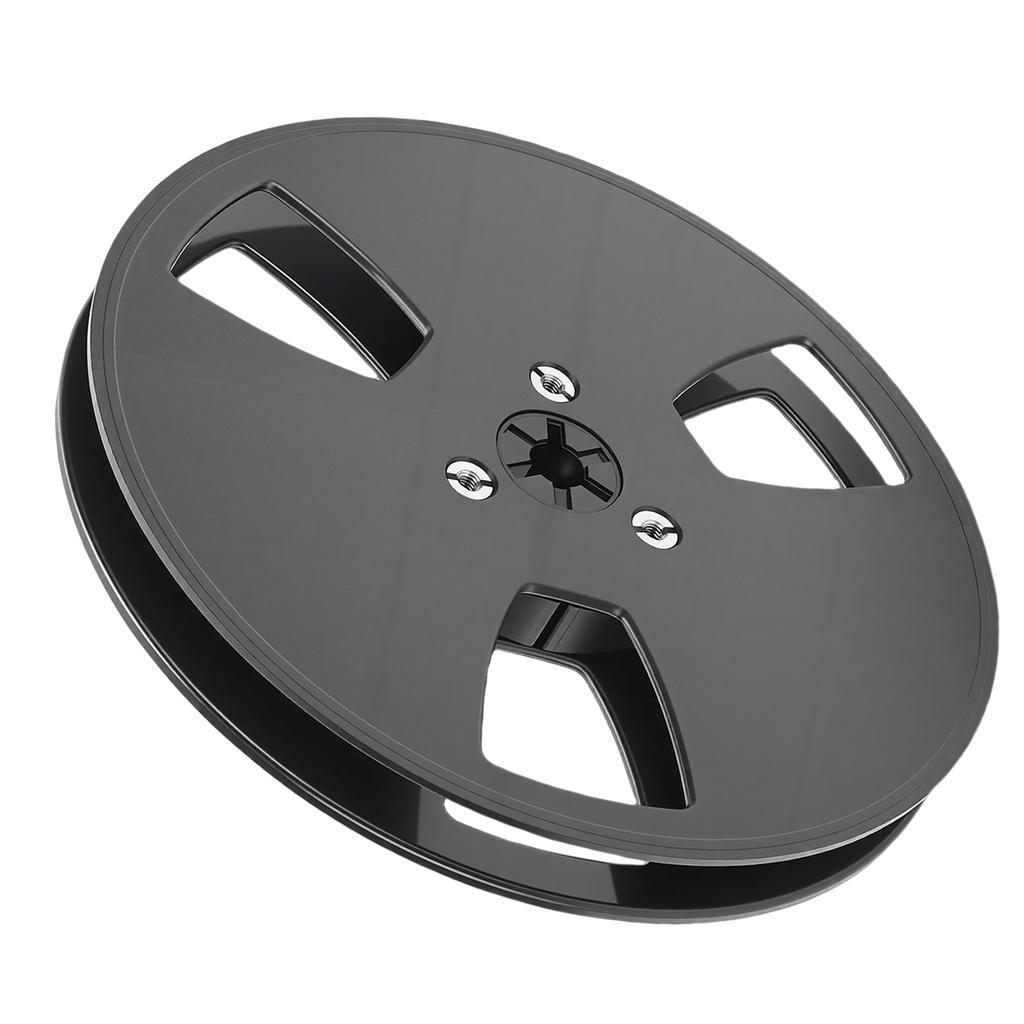 1Celsius4 5 Inch Empty Tape Reel Fit for Reel to Reel ABS Vintage Open Reel Sound Tape Empty Reel with 3 Holes