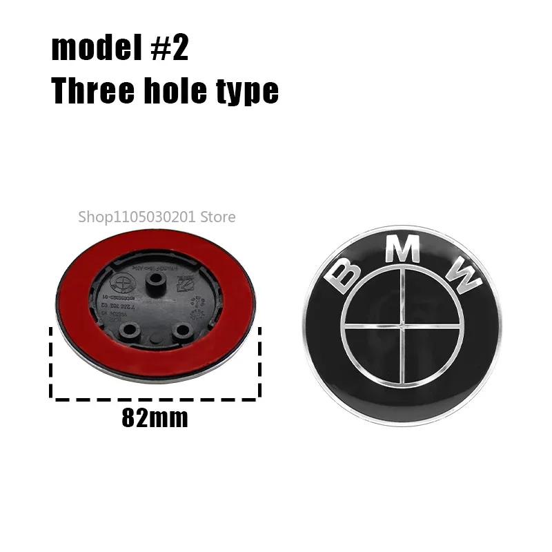 For BMW E46 E39 E90 E60 E36 F30 F10 E34 E30 F20 E92 M3 M4 M5 X6 Car Front Hood Badge Rear Trunk Sticker Emblem Auto Accessories