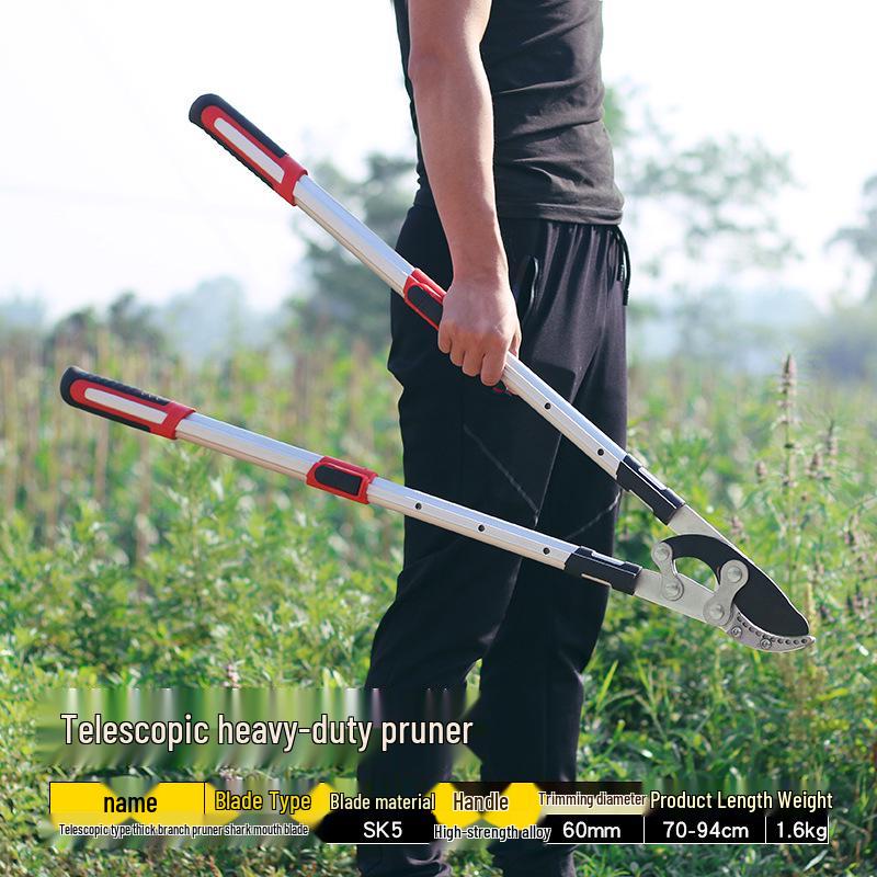 Telescopic Hedge Trimmer & Garden Shears: Powerful Lawn, Flower, and Branch Trimming Tools