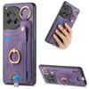 D6 For OnePlus 12 5G Case Leather+TPU Phone Cover with Ring Kickstand Card Bag