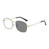 1/2PCS Photochromic Glasses 2 in 1 Anti Blue Light Anti Radiation PC Frame Eyeglasses for Women Unisex