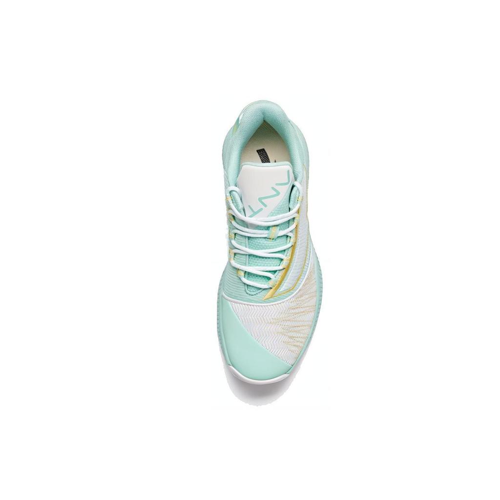 Anta Synthetic Leather Cushioning Slip Resistant Coverage Lightweight Low Top Performance Basketball Shoes Men's 112031606-3