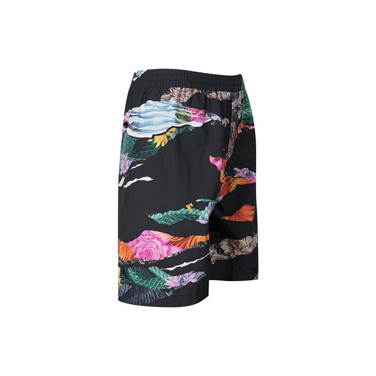 Y-3 Ss22 Large Logo Floral Print Swim Shorts Men Swim Shorts Black HG6107