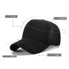 Solid Color Big Head Circumference Solid Color Cap Outdoor Men's Baseball Cap Sun Hat