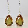 Natural 65.55 Ct CERTIFIEED 7 Color Change Alexandrite PEAR Earring Pair Gems MY.ER-31-NS