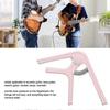 Sturdy Pink ABS Guitar Capo Spring Clamp for Acoustic Guitar 25-26s
