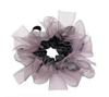 2026 Korean Style Shiny Bow Large Hair Tie for Women - Exquisite Fluffy Rubber Band for Bun Hairstyles